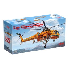 ICM 53060 Sikorsky S-64 Skycrane Firefighting Helicopter Plastic Kit