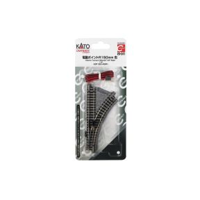 Kato K20-241 N Gauge Unitrack Compact (EP150-45R) Right Hand Electric Turnout