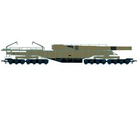 Oxford Rail OR76BOOM06 OO Scale Oxford Rail Rail Gun WWII Scene-Shifter