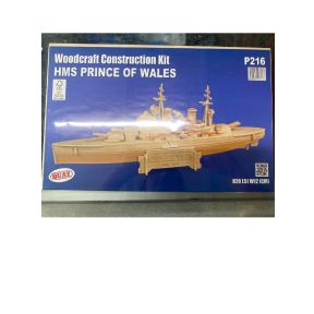 Quay P216 Prince of Wales Battleship Woodcraft Construction Kit
