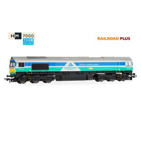 Hornby R30428TXS OO Gauge RailRoad Plus Class 66 66711 'Sence' GBRf Aggregate TXS Sound Fitted