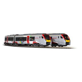 Hornby R30446 OO Gauge Class 755-4 FLIRT Greater Anglia Pride Livery