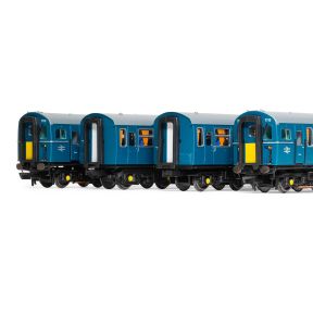 Hornby R30447 OO Gauge BR Class 423 4 Car EMU 4VEP BR Blue With Small Yellow Panels