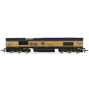 Hornby R30461 OO Gauge RailRoad Class 66 66301 'Drax Power Station 50' GBRf Drax Gold