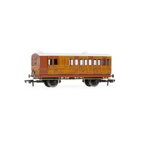 Hornby R40416 OO Gauge IoWCR 4 Wheel Coach Brake Third