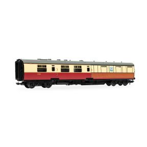 Hornby R40470 OO Gauge BR Tavern Car 'White Horse' & Composite Restaurant Coaches Twin Pack BR Crimson And Cream