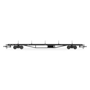 Hornby R60205 OO Gauge BR YMO Salmon Bogie Bolster Wagon BR Departmental Black