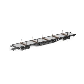 Hornby R60205 OO Gauge BR YMO Salmon Bogie Bolster Wagon BR Departmental Black