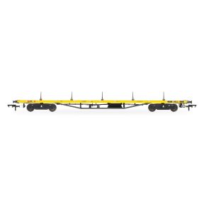 Hornby R60206 OO Gauge BR YMA Salmon Bogie Wagon BR Departmental Yellow