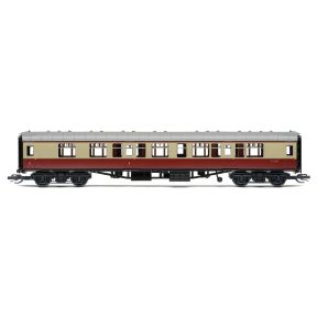 Hornby TT4005A TT Gauge BR Mk1 Composite Corridor Coach E15303 BR Crimson & Cream
