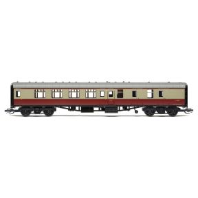 Hornby TT4006A TT Gauge BR Mk1 Brake Second Corridor Coach E35335 BR Crimson & Cream