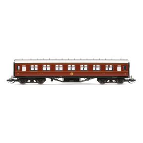 Hornby TT4008 TT Gauge LMS 57ft Period III Corridor Third Coach 1716 LMS Maroon