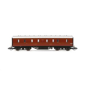 Hornby TT4010 TT Gauge LMS 50ft Period III Full Brake 31236 LMS Maroon