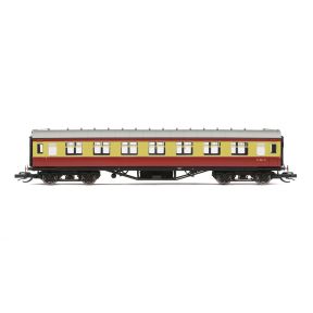 Hornby TT4037A TT Gauge LMS 57ft Period III Corridor Third Coach M1842M BR Crimson & Cream