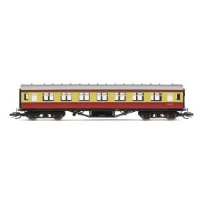 Hornby TT4037A TT Gauge LMS 57ft Period III Corridor Third Coach M1842M BR Crimson & Cream