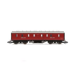 Hornby TT4039 TT Gauge LMS 50ft Period III Full Brake M31014M BR Crimson