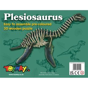 Toyway TWW4111 3D Wooden Puzzle Plesiosaurus