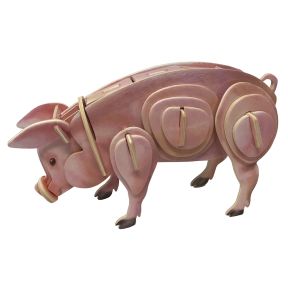 Toyway TWW4209 3D Wooden Puzzle Pig